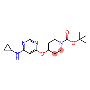 4-(6-环丙基氨基-嘧啶-4-基氧基)-哌啶-1-羧酸叔丁基酯