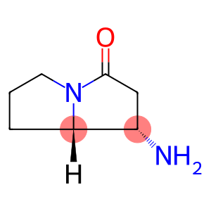 trans-1-amino-1,2,5,6,7,8-hexahydropyrrolizin-3-one