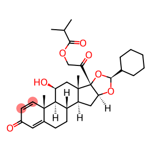 [11beta,16alpha(S)]-16,17-[(Cyclohexylmethylene)bis(oxy)]-11-hydroxy-21-(2-methyl-1-oxopropoxy)-pregna-1,4-diene-3,20-dione