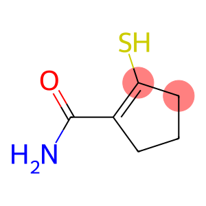 1-Cyclopentene-1-carboxamide,2-mercapto-(9CI)