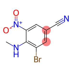 3-BroMo-4-(MethylaMino)-5-nitrobenzonitrile