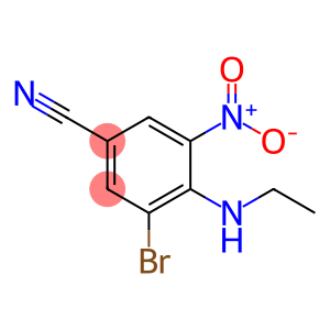 3-BroMo-4-(ethylaMino)-5-nitrobenzonitrile
