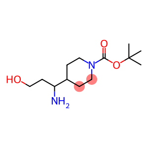 1-Piperidinecarboxylic acid, 4-(1-aMino-3-hydroxypropyl)-, 1,1-diMethylethyl ester