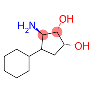 (1R,2S,3R)-3-amino-4-cyclohexylcyclopentane-1,2-diol