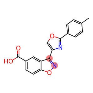 3-(2-p-tolyloxazol-4-yl)benzo[d]isoxazole-5-carboxylic acid