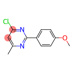 4-CHLORO-2-(4-METHOXYPHENYL)-6-METHYLPYRIMIDINE