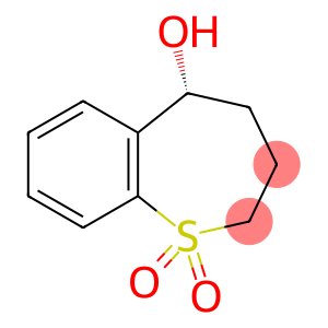 1-Benzothiepin-5-ol, 2,3,4,5-tetrahydro-, 1,1-dioxide, (5R)-