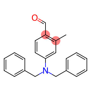 3-[bis(phenylmethyl)amino]-1-methyl-1-cyclohexa-2,4-dienecarboxaldehyde