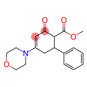 3-Cyclohexene-1-carboxylic acid, 4-(4-morpholinyl)-2-oxo-6-phenyl-, methyl ester