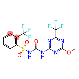 N-((4-Methoxy-6-(trifluoroMethyl)-1,3,5-triazin-2-yl)carbaMoyl)-2-(trifluoroMethyl)benzenesulfonaMide