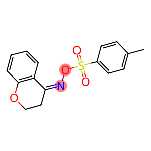 4-{[(4-methylphenyl)sulfonyl]oxyimino}chromane