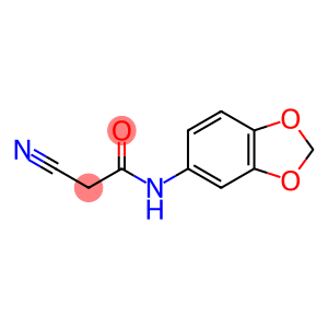 N-(1,3-benzodioxol-5-yl)-2-cyano-ethanamide