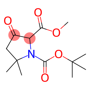 1-(tert-butyl) 2-methyl 5,5-dimethyl-3-oxopyrrolidine-1,2-dicarboxylate