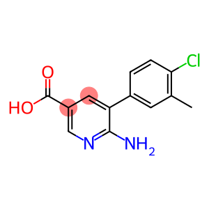 6-AMino-5-(4-chloro-3-Methylphenyl)pyridine-3-carboxylic acid