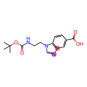 1-{2-[(tert-Butoxycarbonyl)amino]ethyl}-1H-benzimidazole-5-carboxylic acid