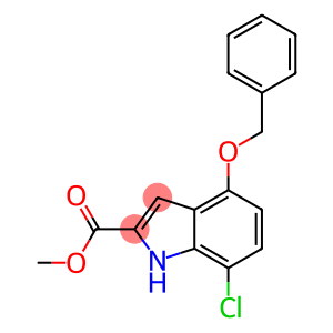 methyl 4-(benzyloxy)-7-chloro-1H-indole-2-carboxylate