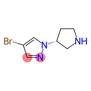 (R)-4-Bromo-1-pyrrolidin-3-yl-1H-pyrazole