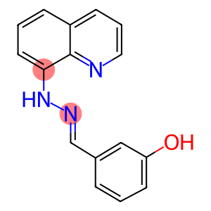 3-hydroxybenzaldehyde quinolin-8-ylhydrazone