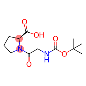 N-[叔丁氧羰基]甘氨酰-L-脯氨酸