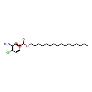 benzoic acid, 3-amino-4-chloro-, hexadecyl ester