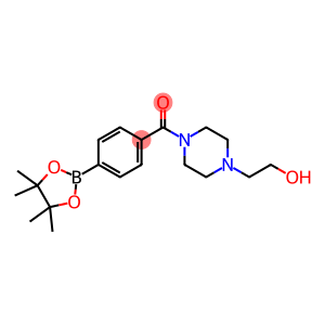 (4-(2-羟乙基)哌嗪-1-基)(4-(4,4,5,5-四甲基-1,3,2-二氧硼杂环戊烷-2-基)苯基)甲酮