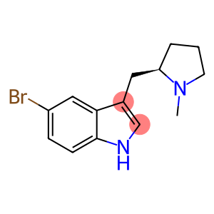 5-bromo-3-[[(2R)-1-methyl-2-pyrrolidinyl]methyl]-1H-Indole