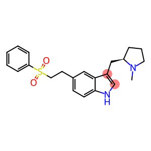 3-{[(2R)-1-methylpyrrolidin-2-yl]methyl}-5-[2-(phenylsulfonyl)ethyl]-1H-indole
