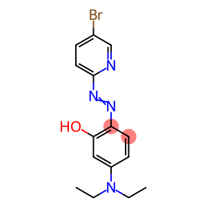Phenol, 2-(5-bromo-2-pyridinyl)azo-5-(diethylamino)-