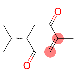 2-Cyclohexene-1,4-dione,2-methyl-5-(1-methylethyl)-,(S)-(9CI)