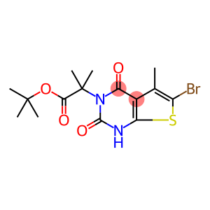 2-(6-溴-5-甲基-2,4-二氧代-1,4-二氢噻吩并[2,3-d]嘧啶-3(2H)-基)-2-甲基丙酸叔丁酯