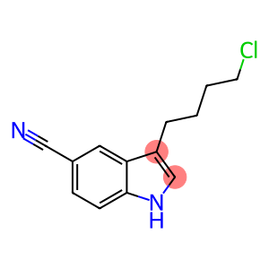 1H-Indole-5-carbonitrile, 3-(4-chlorobutyl)-