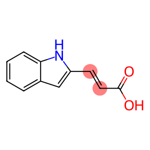 2-Propenoic acid, 3-(1H-indol-2-yl)-, (2E)-