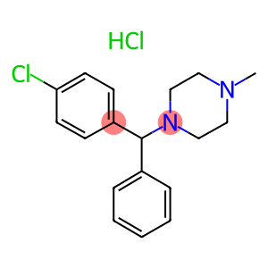 1-(p-chloro-alpha-phenylbenzyl)-4-methylpiperazinehydrochloride