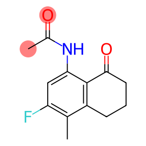N-(3-Fluoro-4-methyl-8-oxo-5,6,7,8-tetrahydro-1-naphthyl)acetamide