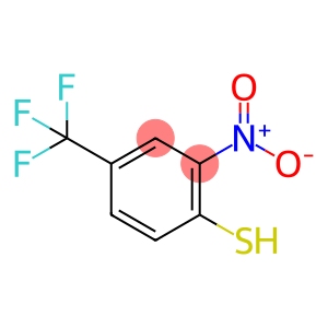 2-Nitro-4-(trifluoromethyl)benzenethiol, 2-Nitro-4-(trifluoromethyl)phenyl mercaptan, 3-Nitro-4-sulphanylbenzotrifluoride