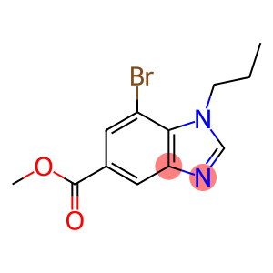 methyl 7-bromo-1-propyl-1H-benzo[d]imidazole-5-carboxylate