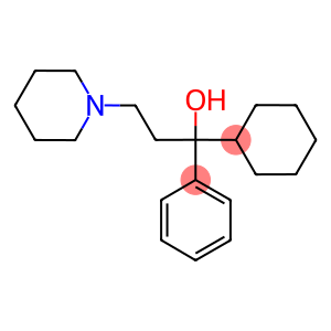1-cyclohexyl-1-phenyl-3-(1-piperidyl)propan-1-ol
