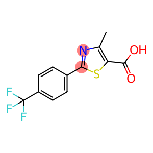 4-Methyl-2-[4-(trifluoromethyl)phenyl]-1,3-thiazole-5-carboxylic