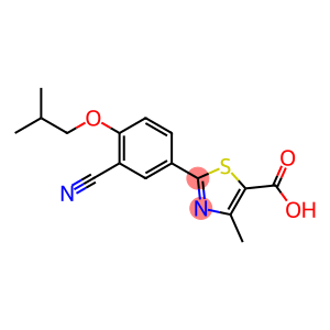 2-[3-Cyano-4-(2-methylpropoxy)phenyl]-4-methyl-1,3-thiazole-5-carboxylic acid