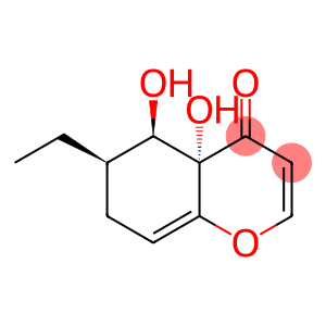 4H-1-Benzopyran-4-one, 6-ethyl-4a,5,6,7-tetrahydro-4a,5-dihydroxy-, (4aS,5R,6R)-