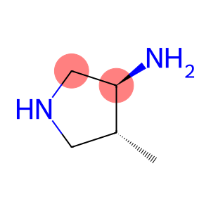 3-Pyrrolidinamine,4-methyl-,(3S-trans)-(9CI)