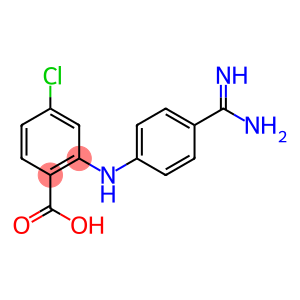 4'-amidinophenyl-4-chloroanthranilic acid