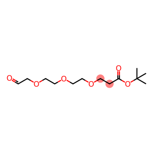 Propanoic acid, 3-[2-[2-(2-oxoethoxy)ethoxy]ethoxy]-, 1,1-dimethylethyl ester