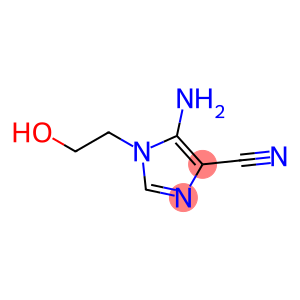 1H-Imidazole-4-carbonitrile,  5-amino-1-(2-hydroxyethyl)-