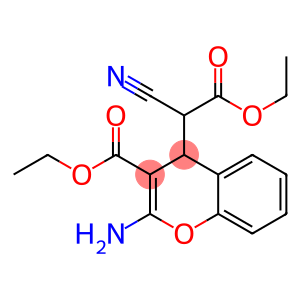 ethyl 2-amino-4-(1-cyano-2-ethoxy-2-oxoethyl)-4H-chromene-3-carboxylate