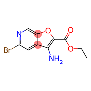 Furo[2,3-c]pyridine-2-carboxylic acid, 3-amino-5-bromo-, ethyl ester
