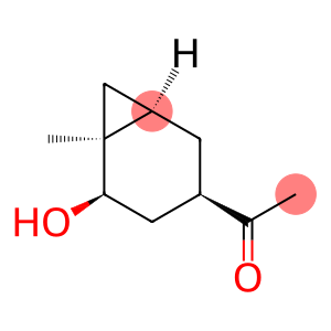 Ethanone, 1-(5-hydroxy-6-methylbicyclo[4.1.0]hept-3-yl)-, [1R-(1α,3β,5β,6α)]- (9CI)