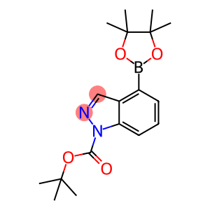 tert-butyl 4-(tetramethyl-1,3,2-dioxaborolan-2-yl)indazole-1-carboxylate