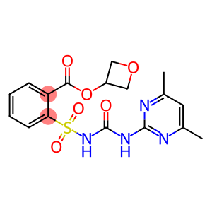 Benzonic acid, 2-[[[[(4,6-dimethyl-2-pyrimidinyl) amino]carbonyl]amino]sulfonyl], 3-oxetanyl ester