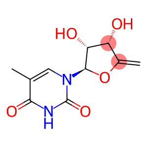 4',5'-Didehydro-5'-deoxy-5-methyluridine